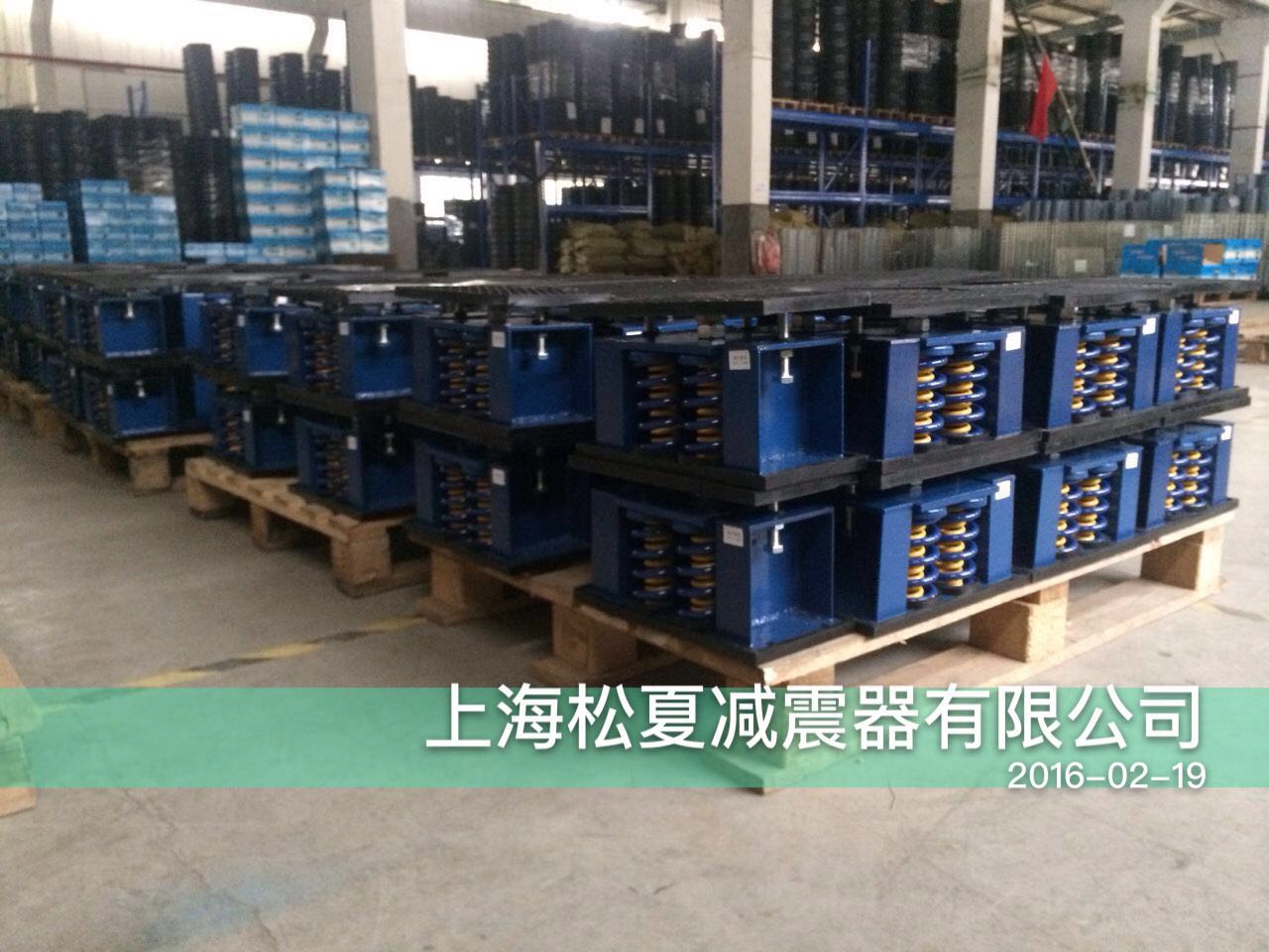 天津万科中心冰水机组用天狮阻尼弹簧减震器